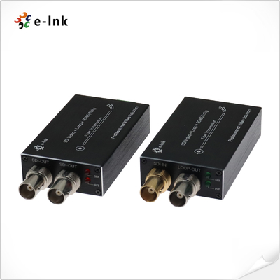 เครื่องแปลงไฟเบอร์แบบ HD-SDI แบบเล็ก พร้อม Tally & Reverse RS485