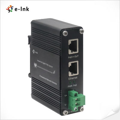 หัวฉีดอุตสาหกรรม Gigabit 95W 802.3bt PoE++ 12~48VDC พอร์ต RJ45