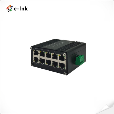 มินิ อินดัสเตรียล 10-Port 10/100/1000M Gigabit Ethernet Switch คอมแพคต์ DIN Rail