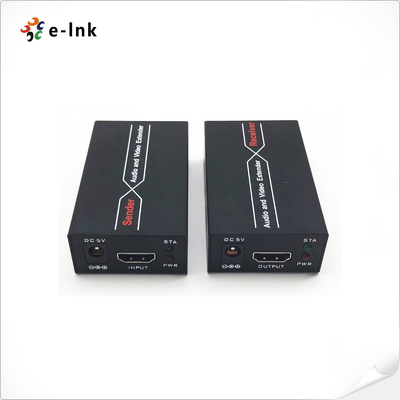 ตัวขยายสัญญาณ HDMI 60M 1080P@60Hz ผ่านสาย Cat6 พร้อมฟังก์ชัน POC แบบไม่บีบอัดและไม่มีความหน่วง