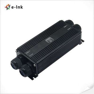 อุตสาหกรรม PoE สวิตช์ IP67 กันน้ํา 3 Port Gigabit 802.3bt 48-57V DC