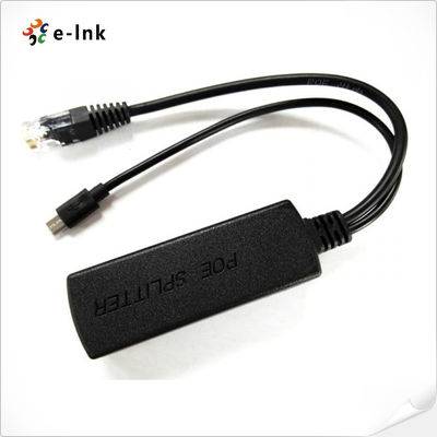 Gigabit PoE Splitter 5V 2A พอร์ต Micro USB 802.3af 10/100/1000Mbps