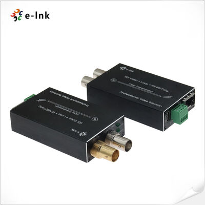 มินิ 3G-SDI ไฟเบอร์คอนเวอร์เตอร์พร้อม Tally RS485 80km CWDM Option