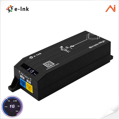 quality E-link LNK-AIPSE301M30 IEEE802.3at PoE+ 30W AI Smart Gigabit PoE Injector พร้อมจอ LED factory