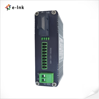 Industrial Serial RS232 / RS485 / RS422 โมเดมไฟเบอร์ออปติก SC SM 1310nm, 20km
